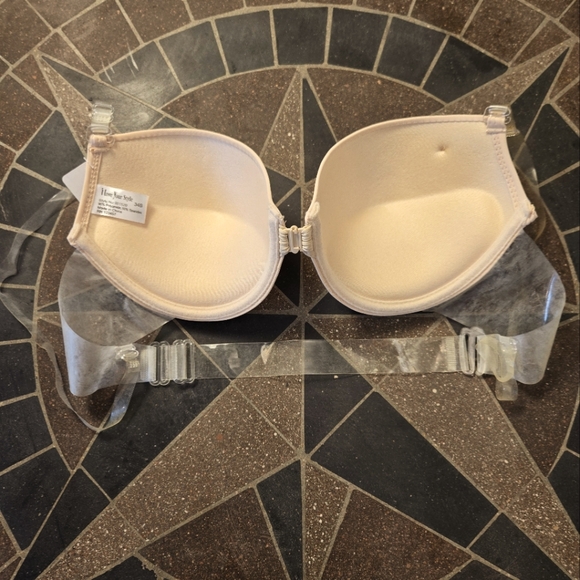 TWO 34B Convertible Hidden Back Gentle Push Up Bra - Picture 5 of 13